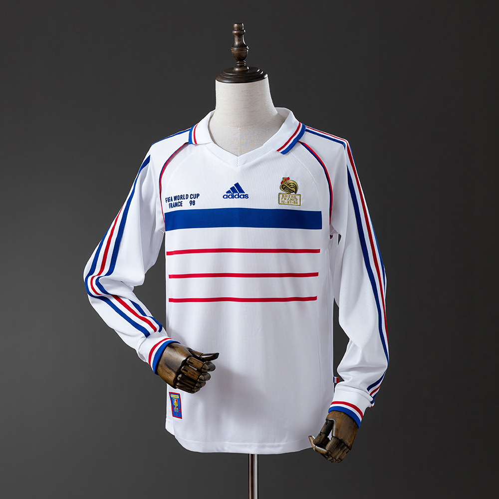 Long sleeves 1998 France away jersey final version
