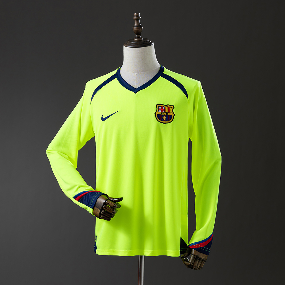 Long sleeves 2005-2006 Barcelona Away jersey