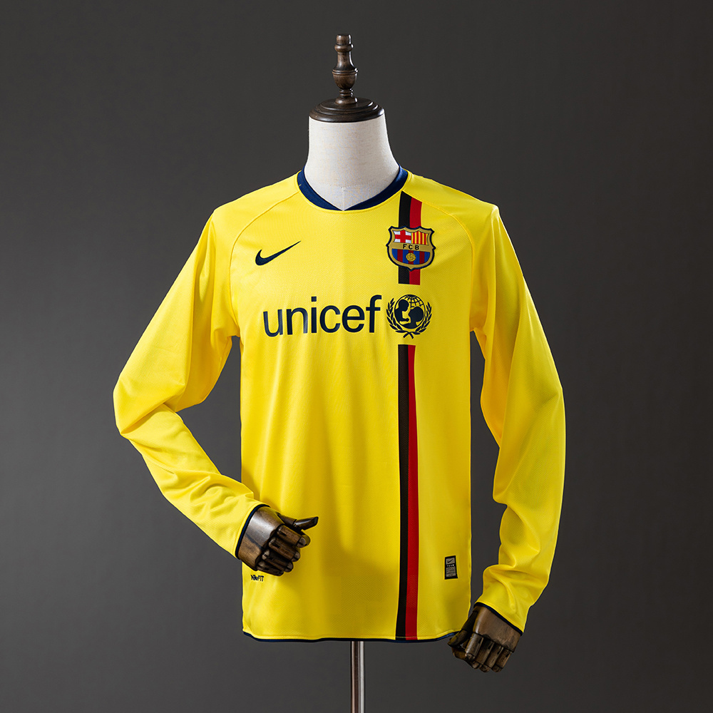 Long sleeves 2008-2009 Barcelona Away jersey