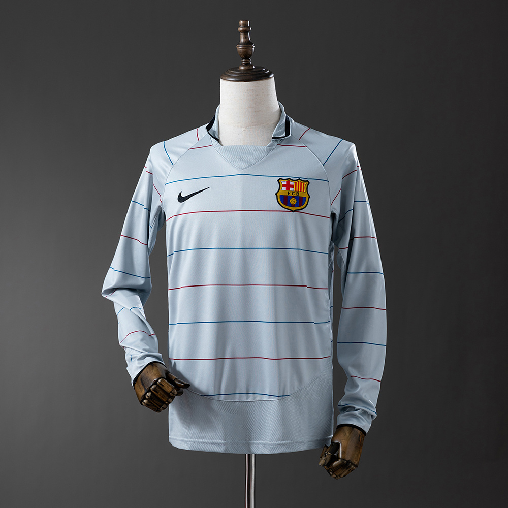 Long sleeves 2003-2004 Barcelona away jersey