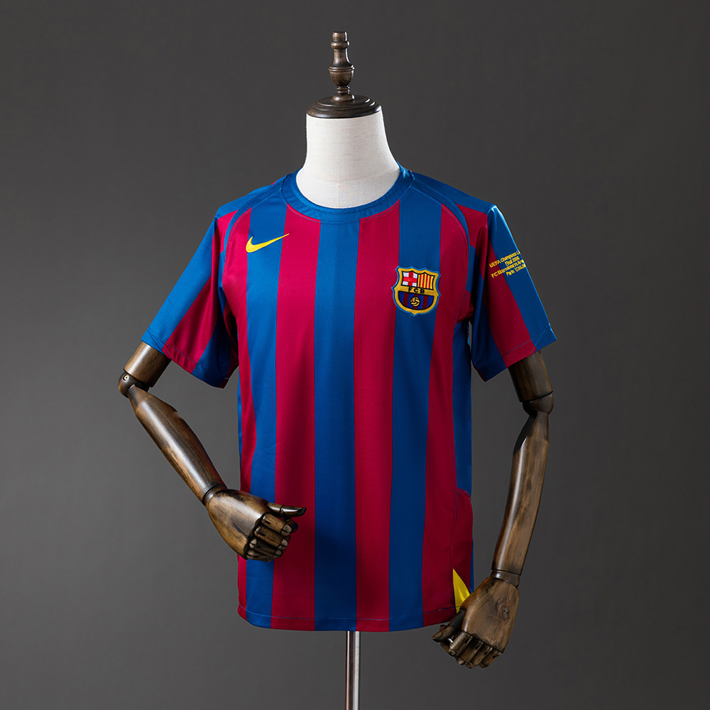 Champions League 2005-2006 Barcelona home jersey