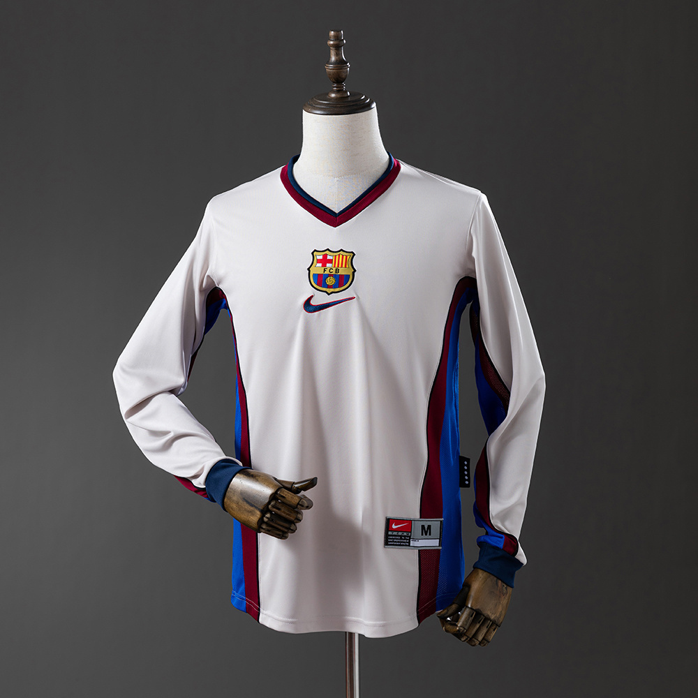 Long sleeves 1998-1999 Barcelona away jersey