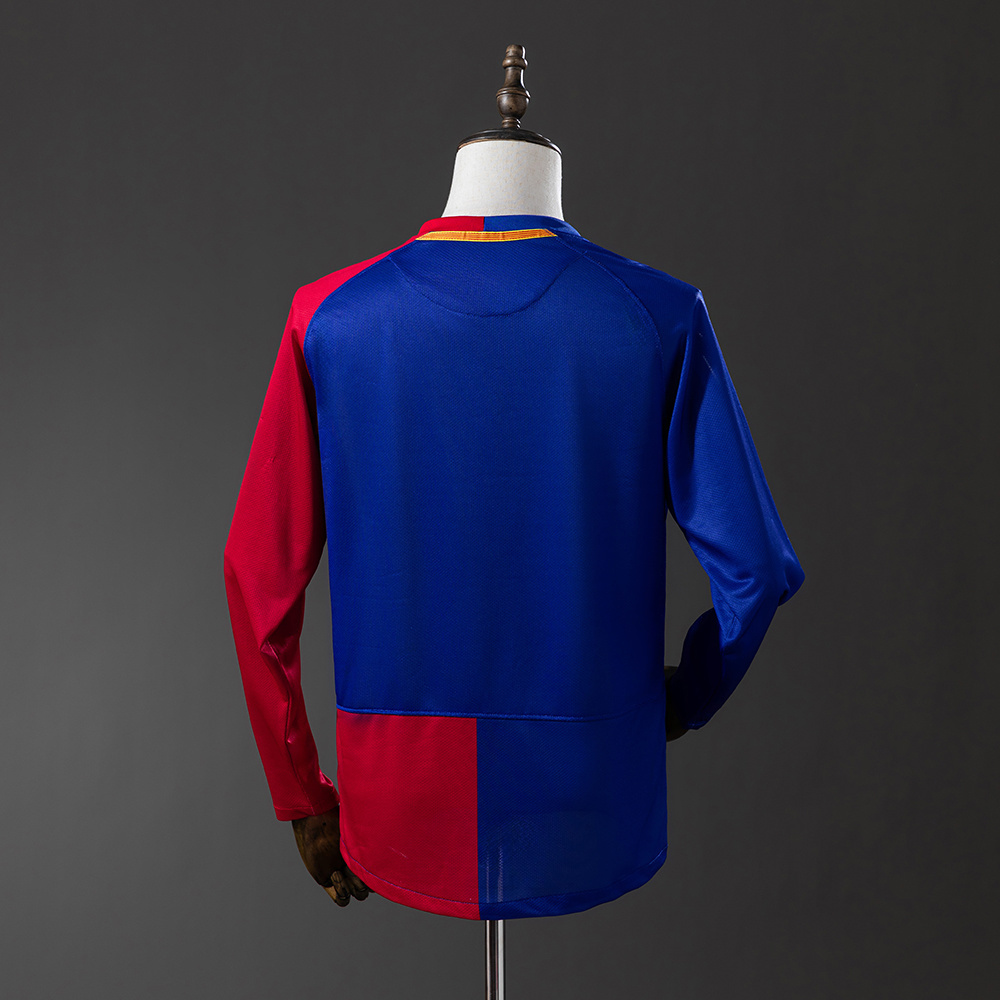 Long sleeves 2008-2009 Barcelona home jersey