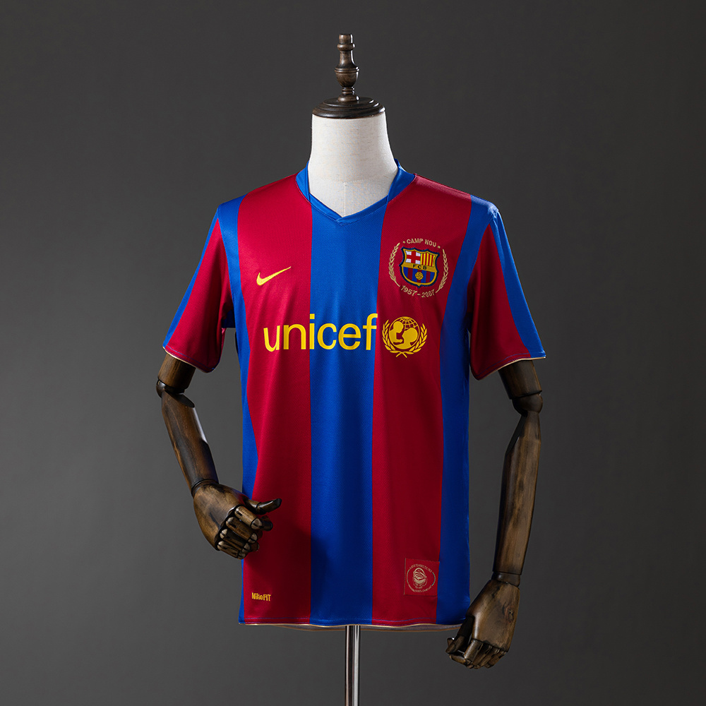 2007-2008 Barcelona home jersey