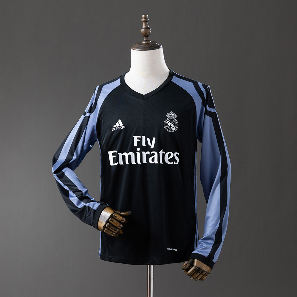 Long sleeves 2016-2017 Real Madrid away jersey