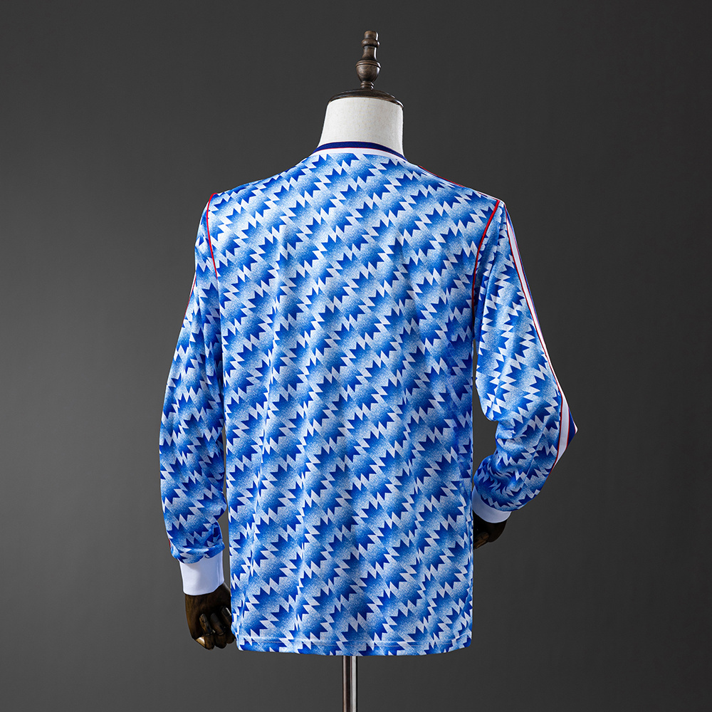 Long sleeves 1990-1992 Manchester United away jersey