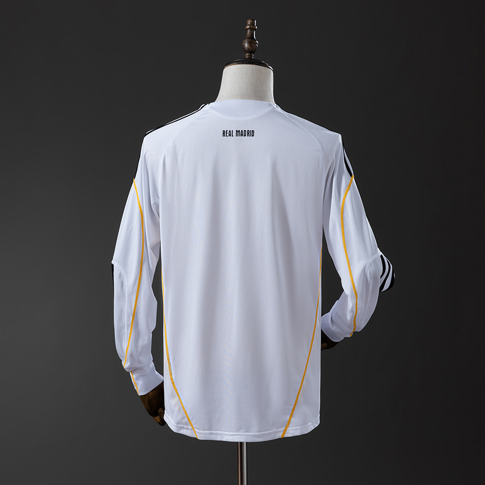 Long sleeves 2009-2010 Real Madrid home jersey