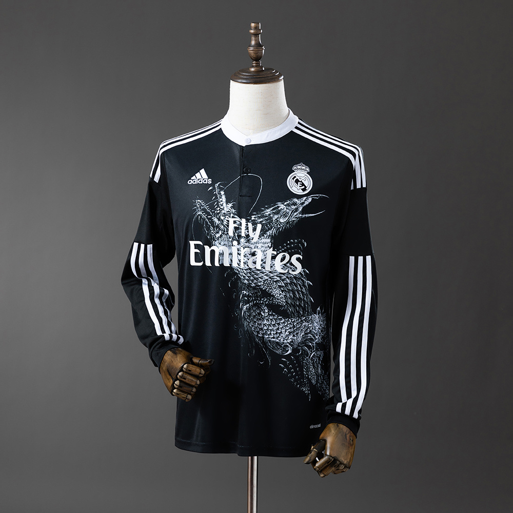 Long sleeves 2014-2015 Real Madrid third jersey