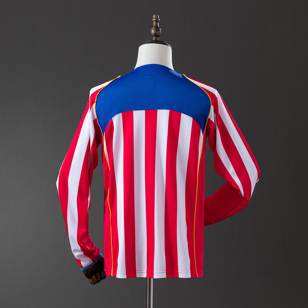 Long Sleeve 2004-2005 Madrid Atletico home Jersey