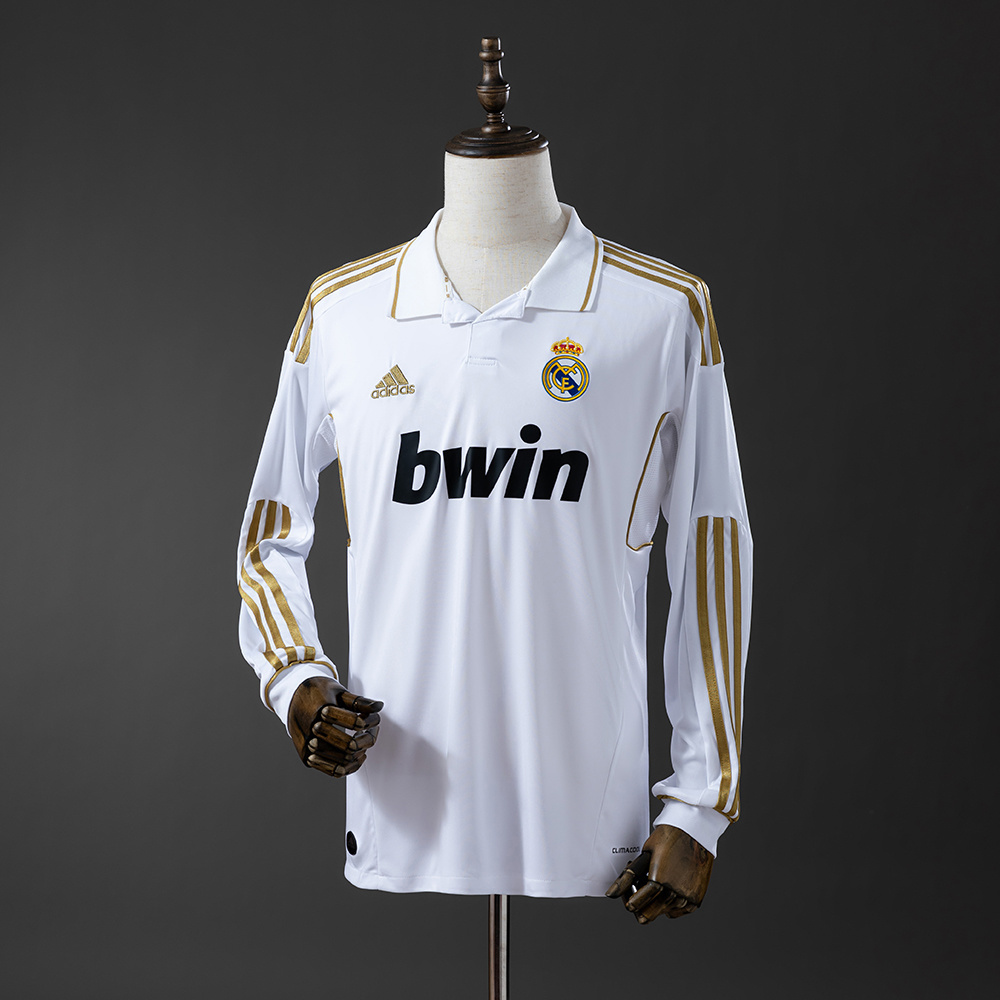 Long sleeves 2011-2012 Real Madrid home jersey