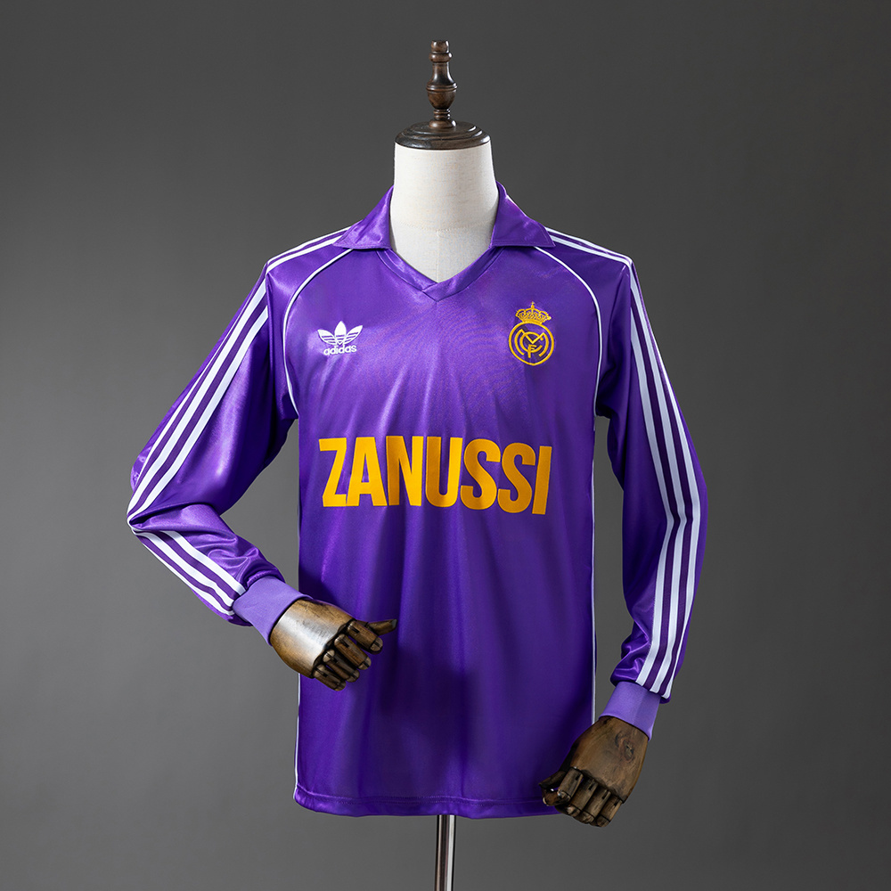 Long sleeves 1984-1985 Real Madrid away jersey