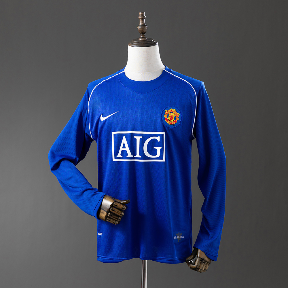 Long sleeves 2008-2009 Manchester United third jersey