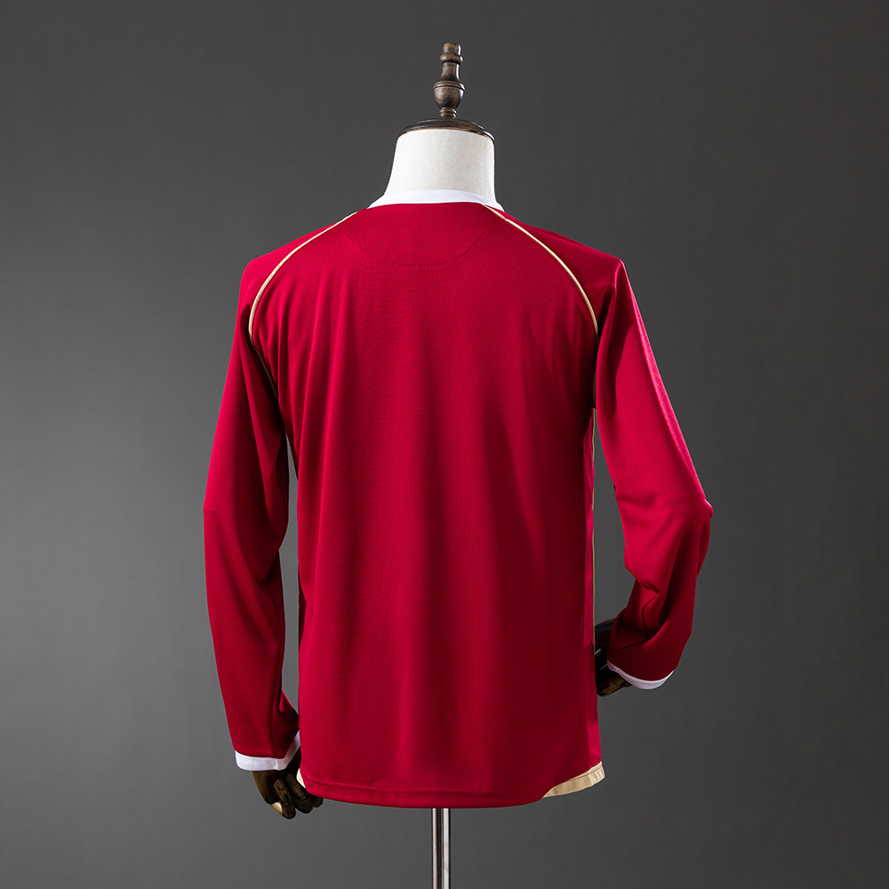 Long sleeves 2006-2007 Manchester United home jersey