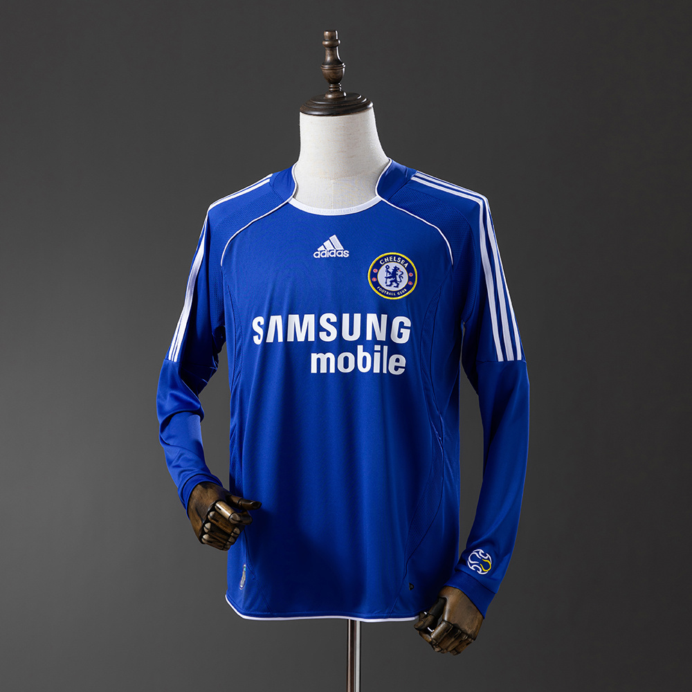 Long sleeves 2006-2007 Chelsea home jersey
