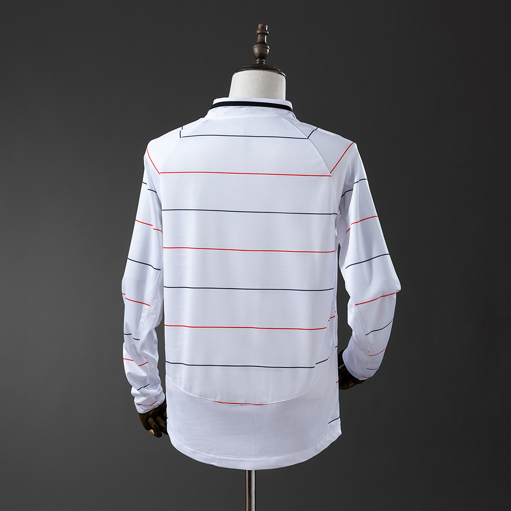 Long sleeves 2003-2004 Manchester United home jersey