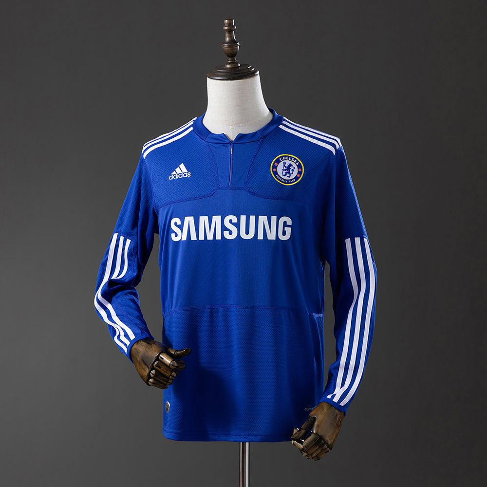 Long sleeves 2009-2010 Chelsea home jersey