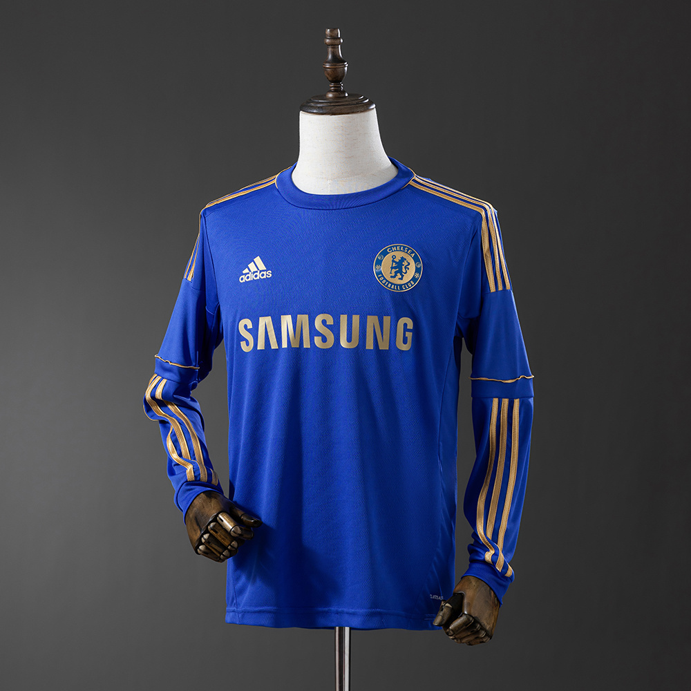Long sleeves 2012-2013 Chelsea home jersey