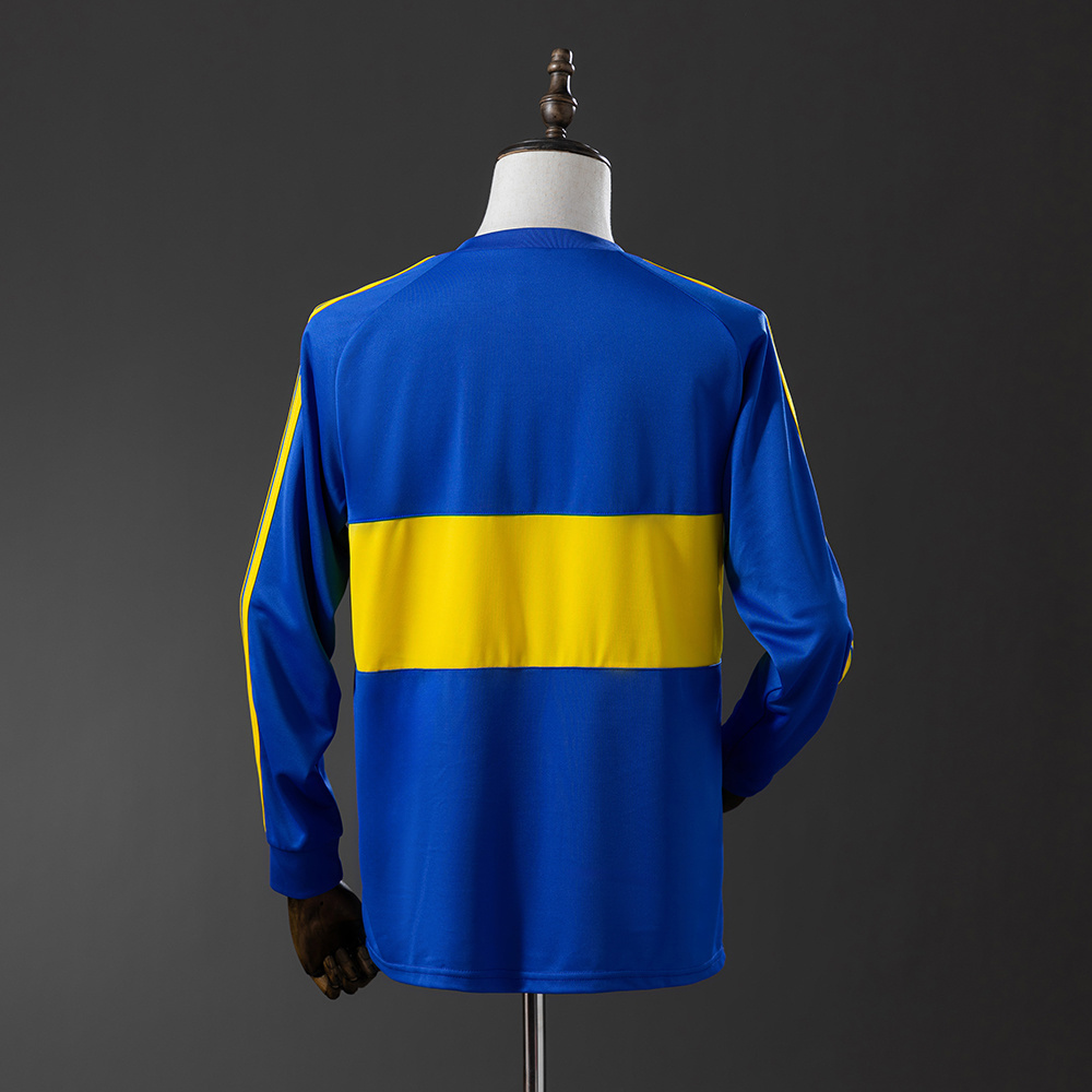 Long sleeves 1981 Boca Juniors home Jersey