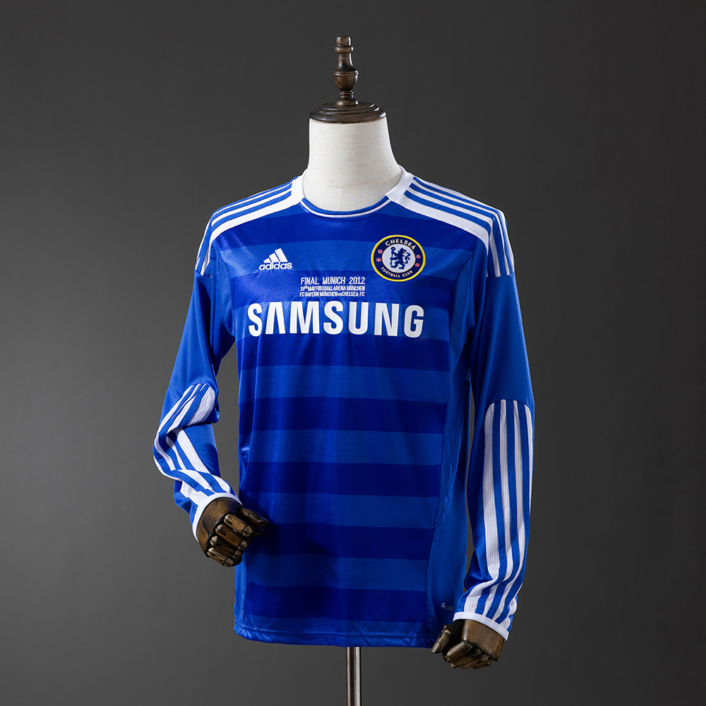 Long sleeves 2011-2012 Chelsea home jersey