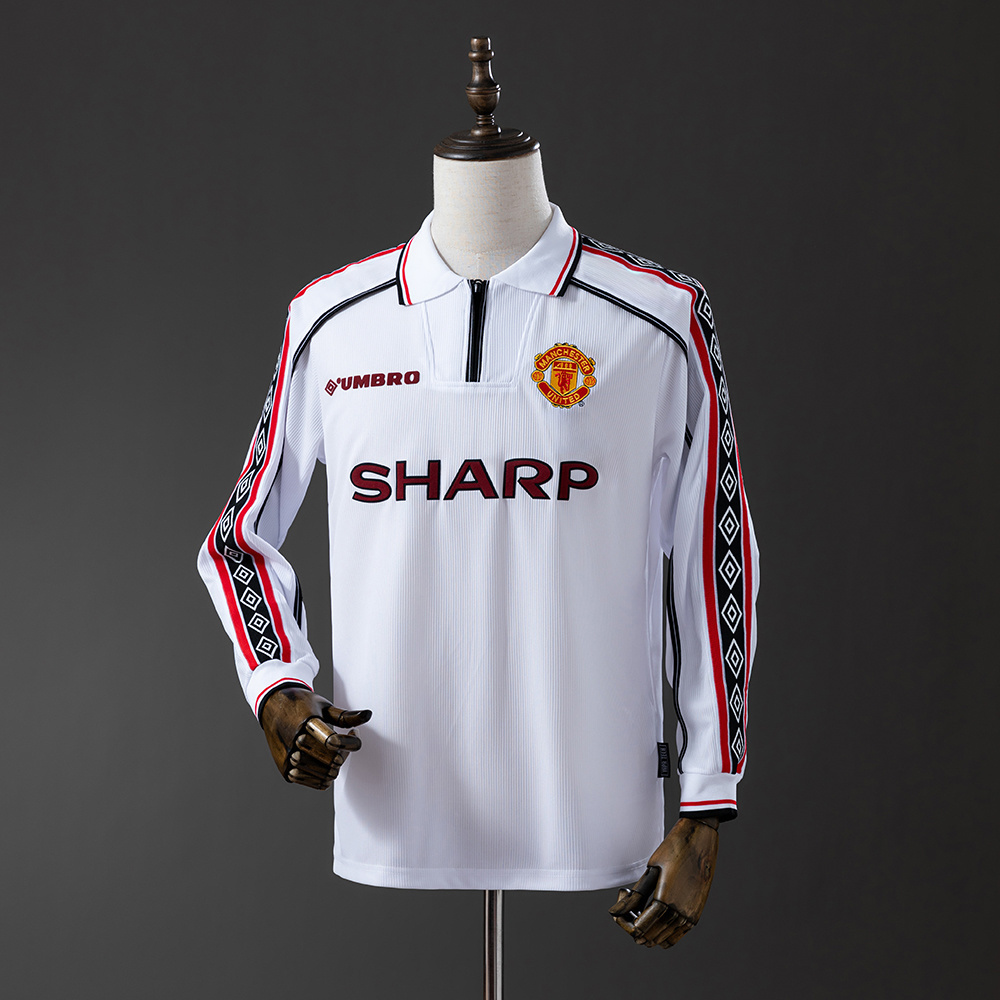 Long sleeves 1998-1999 Manchester United away jersey
