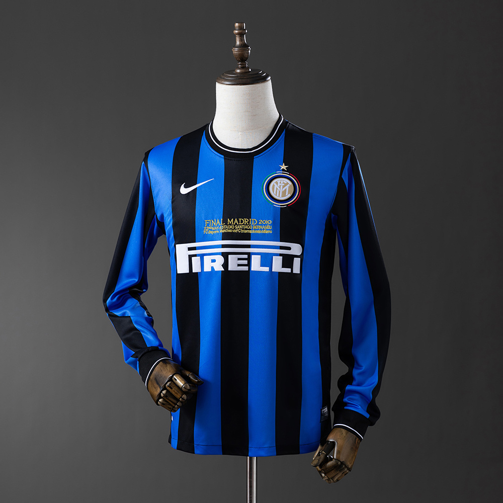 Long sleeves 2009-2010 Inter Milan home jersey