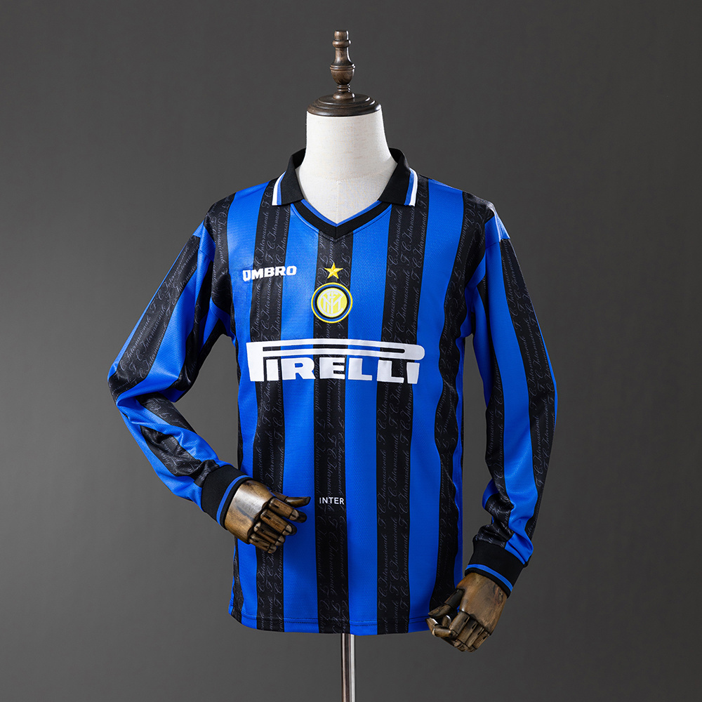 Long sleeves 1997-1998 Inter Milan home jersey