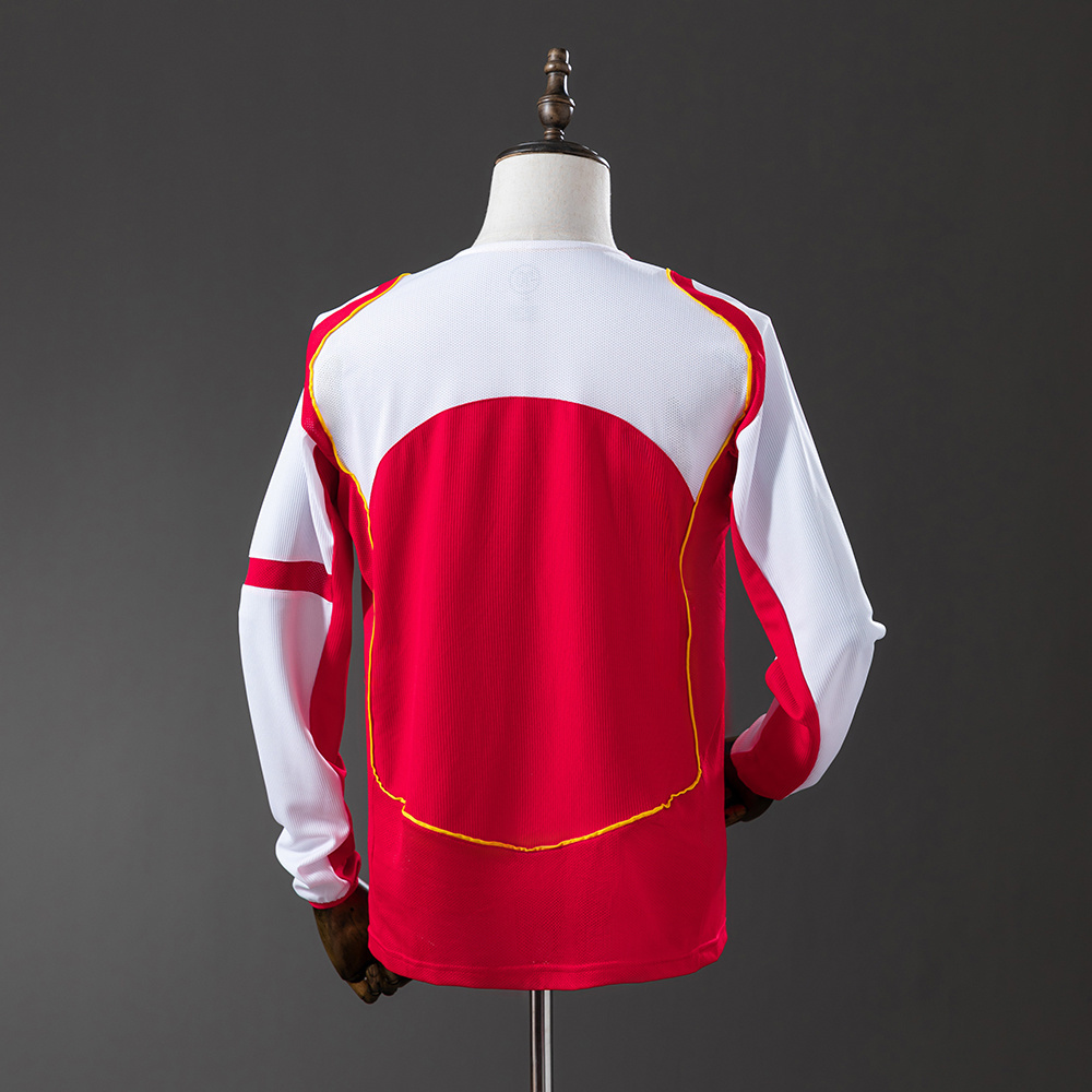 Long sleeves 2004-2005 Arsenal home jersey