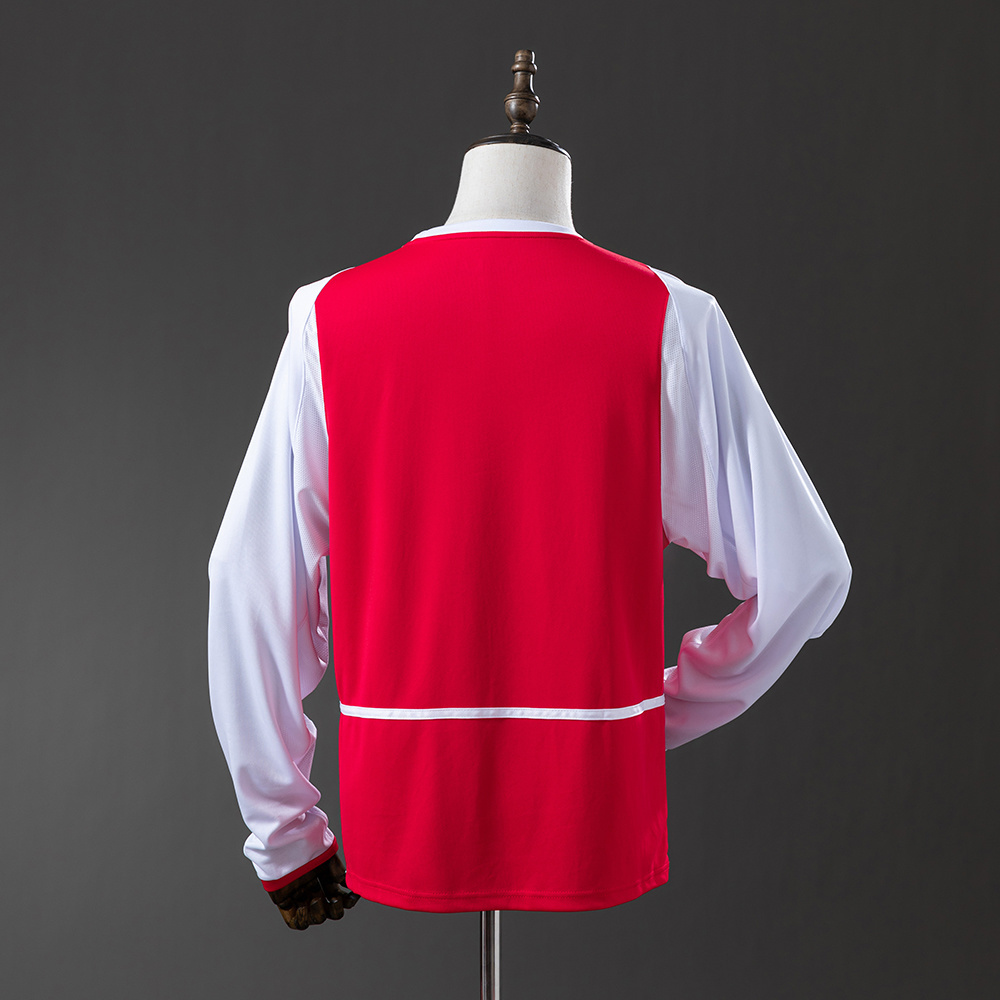 Long sleeves 2002-2004 Arsenal home jersey