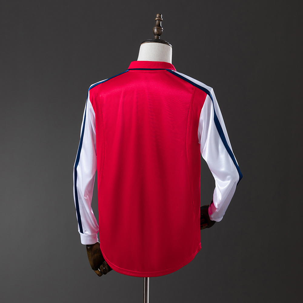 Long sleeves 2001-2002 Arsenal home jersey