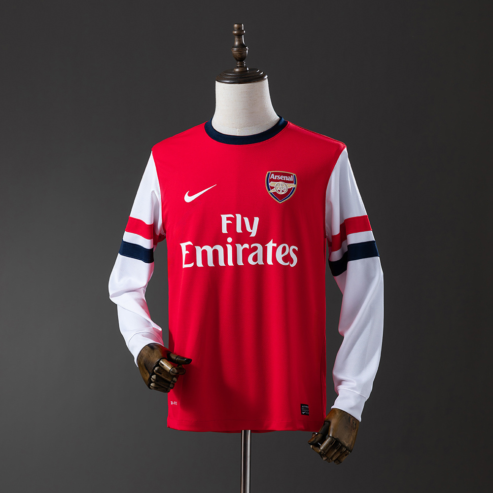 Long sleeves 2012-2013 Arsenal home jersey