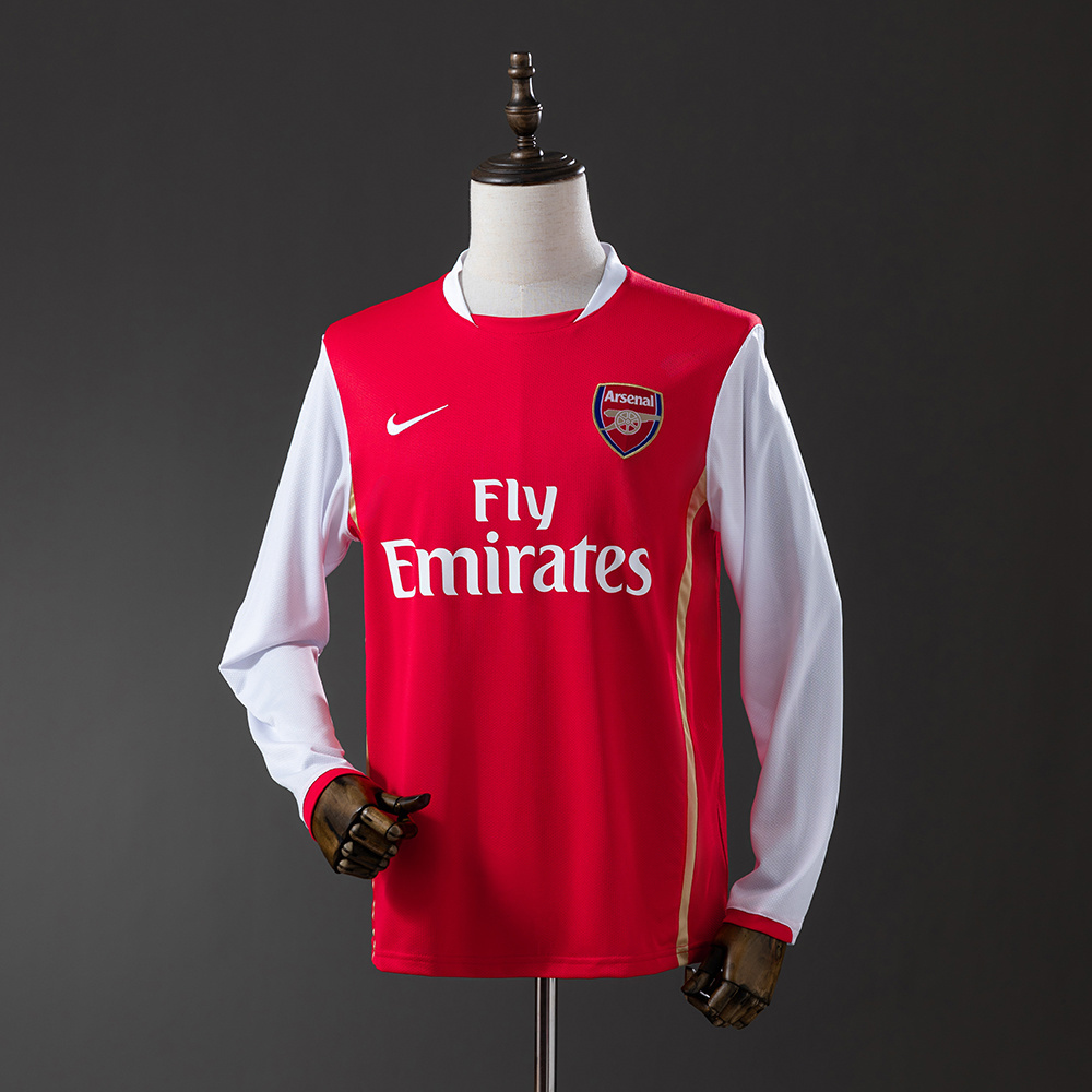 Long sleeves 2006-2007 Arsenal home jersey