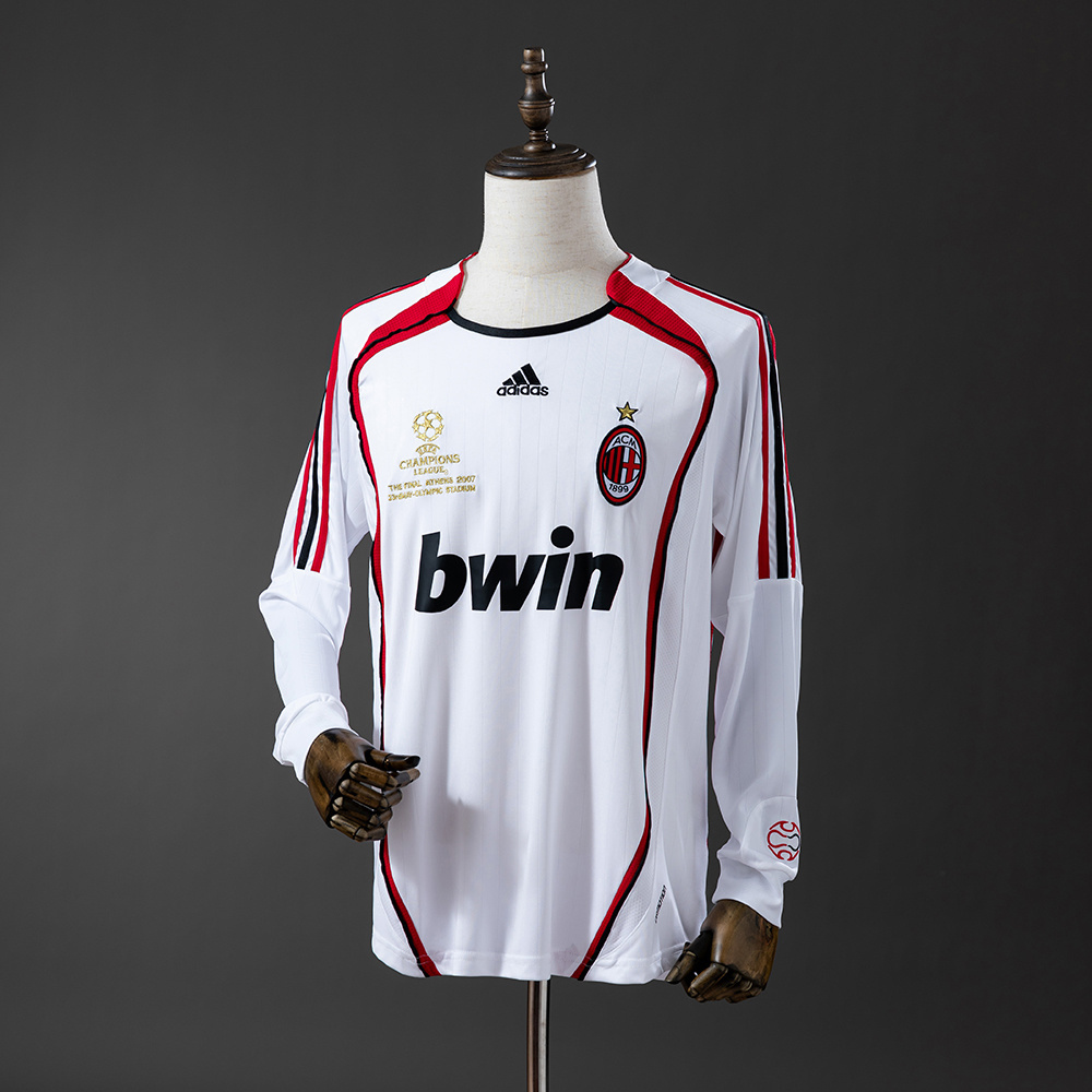 Long sleeves 2006-2007 AC Milan away jersey