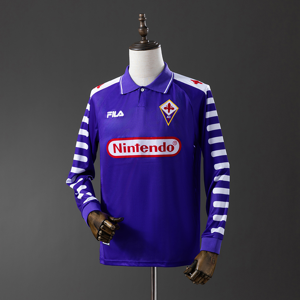 Long sleeves 1998-1999 Fiorentina Home jersey