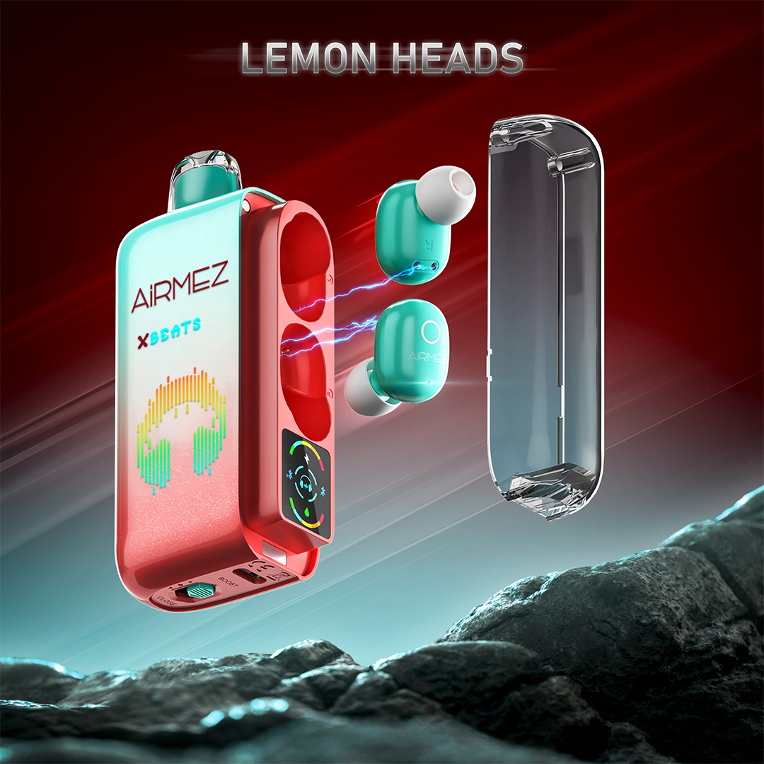Airmez Xbeats Lemon Heads  Vape - 40000 Puffs