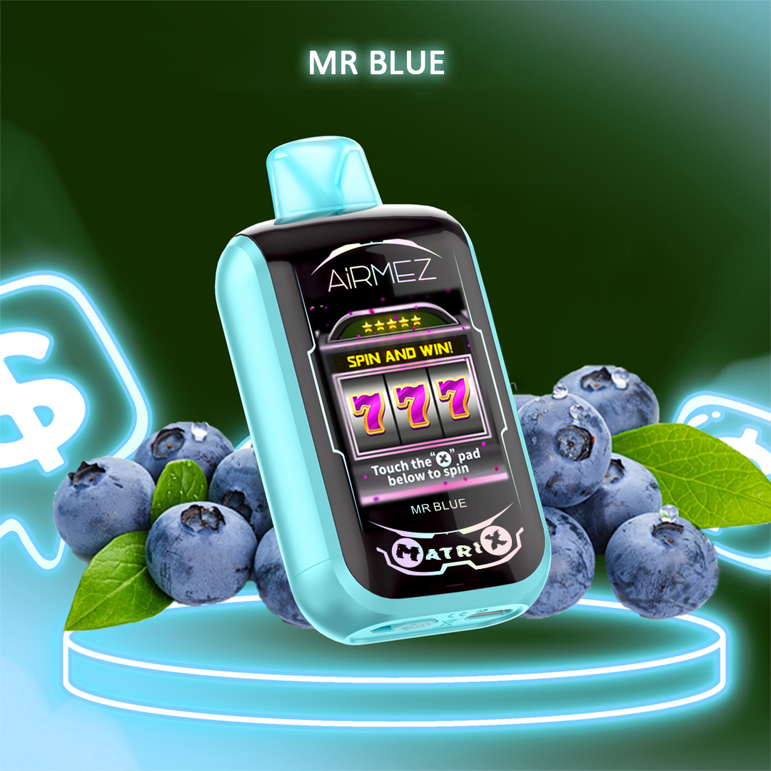 Airmez Matrix 30000 Puffs Disposable Vape – Dual Airflow, Dual Mesh Coils, Touch Pad & 2.1
