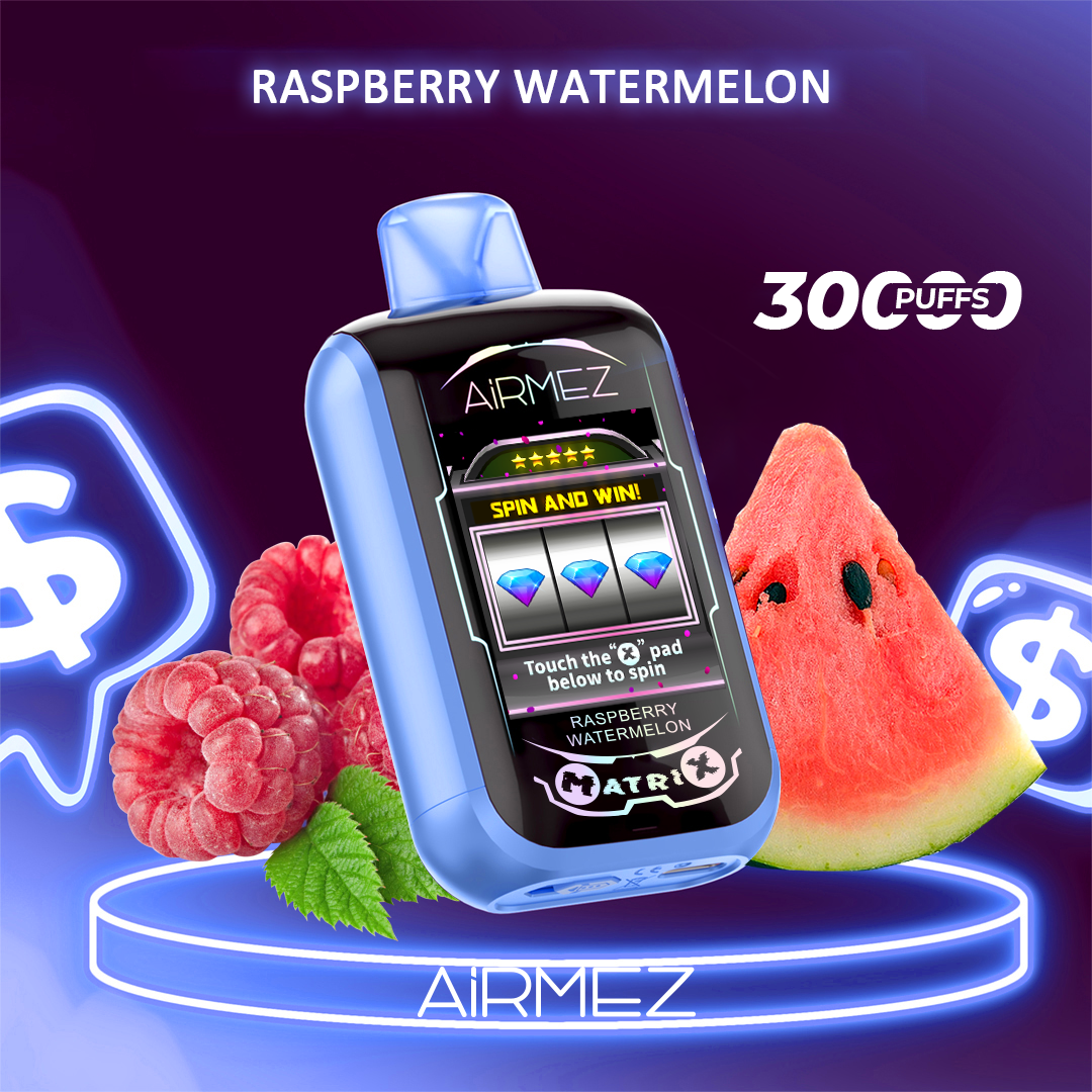 Airmez Matrix 30000 Puffs Disposable Vape – Dual Airflow, Dual Mesh Coils, Touch Pad & 2.1