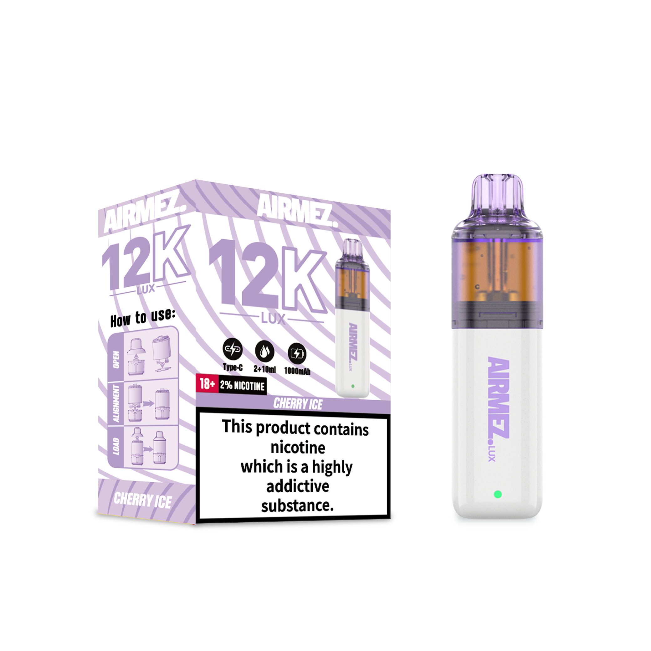 Airmez Lux 12000 Puffs Wholesale – UK Domestic Shipping | Refillable Vape Pod System