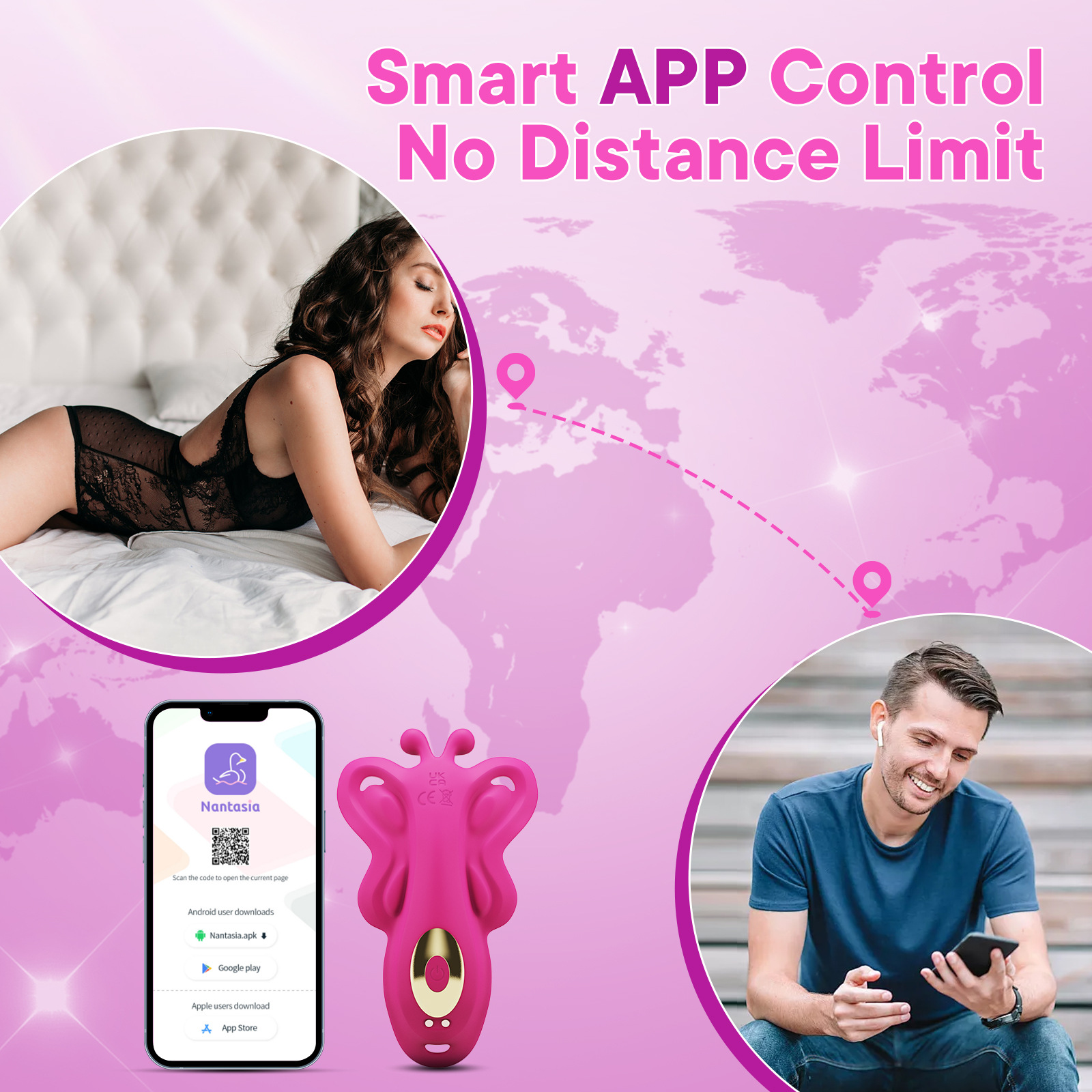 Butterfly Kiss Panty Vibrator – Smart APP Control for Ultimate Pleasure Anywhere