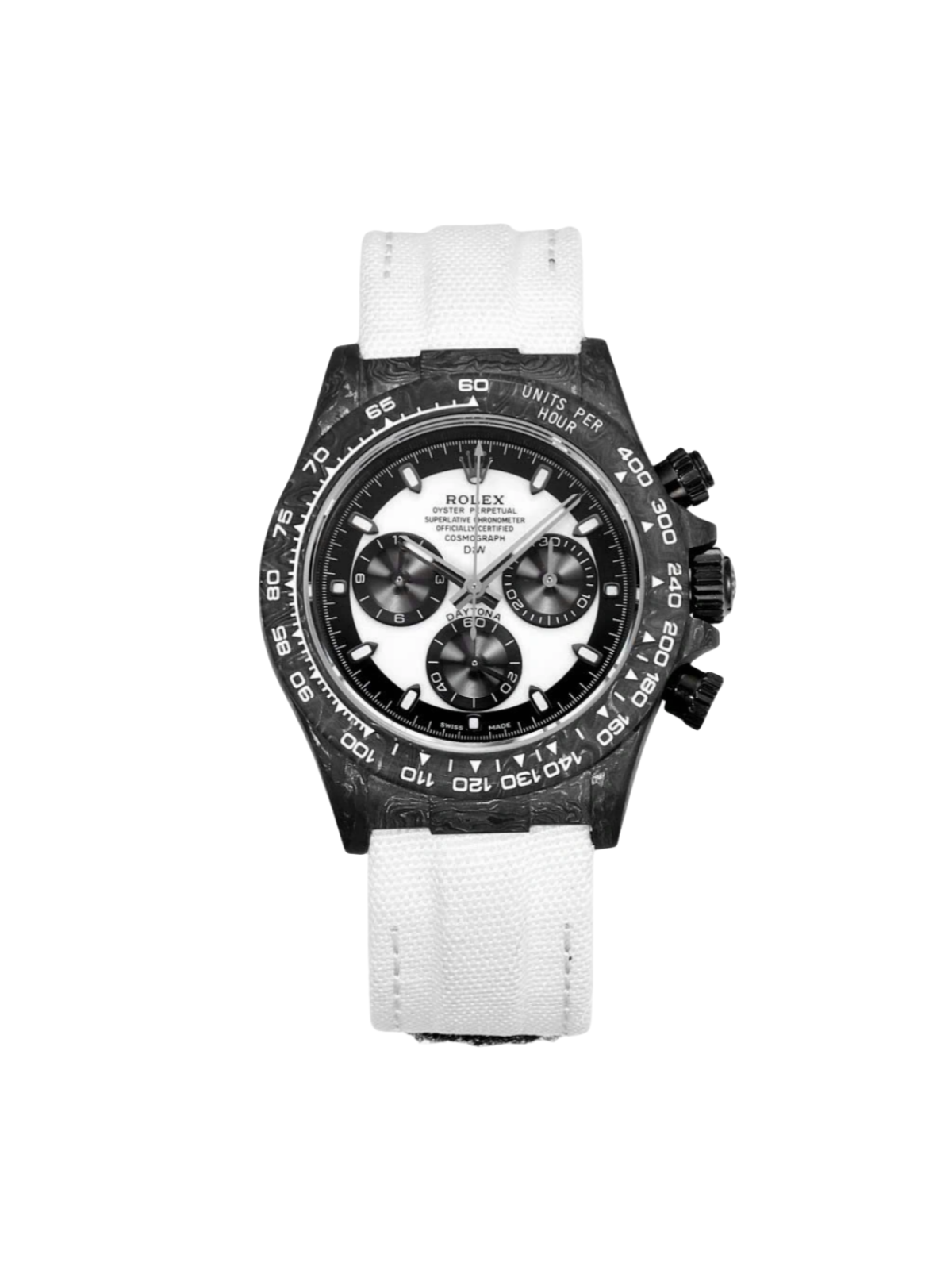 Rolex Cosmograph Daytona DIW Cream Carbon 40mm Replica 1:1 – Top Quality Version