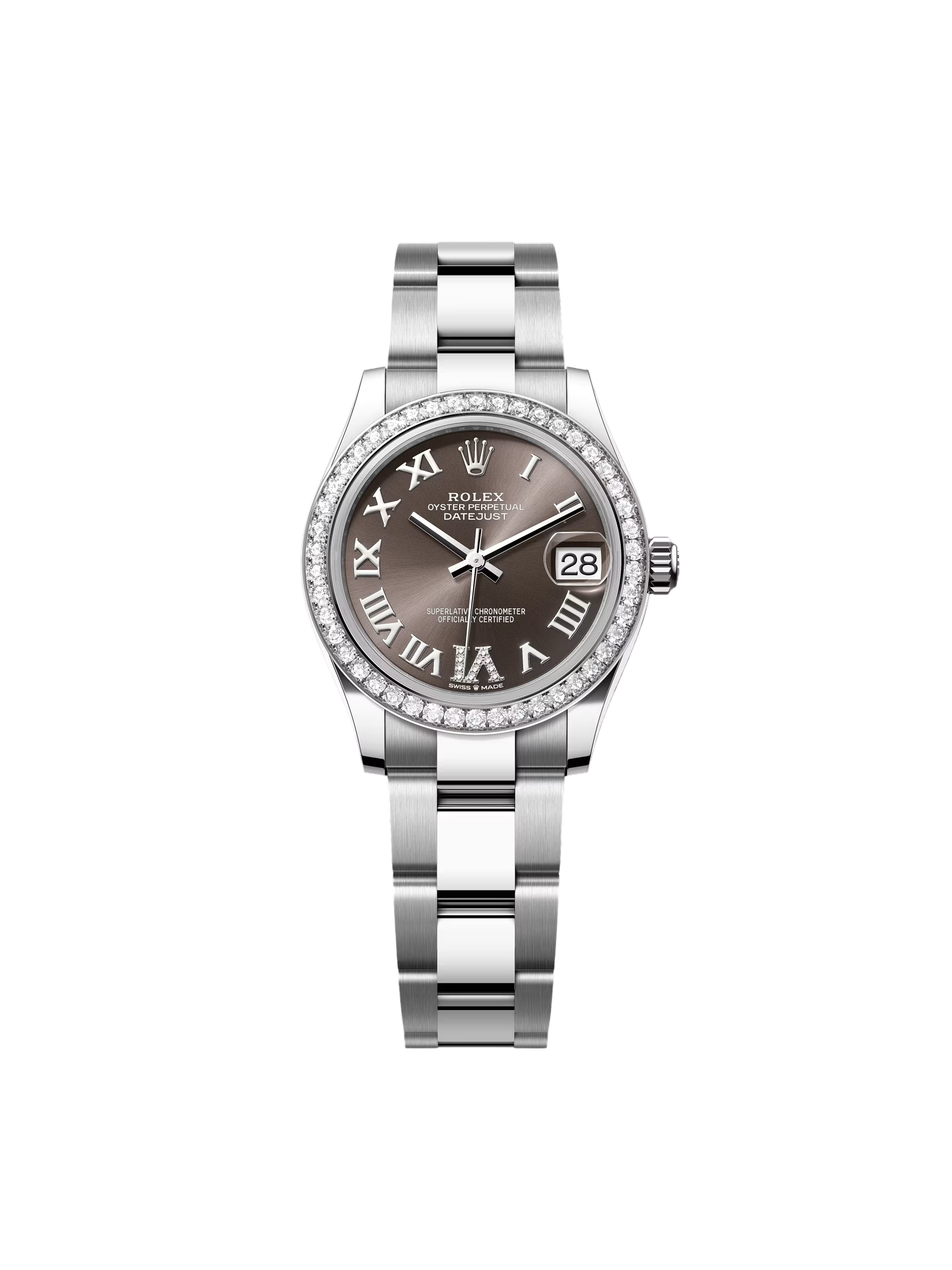 【Super Clone】ROLEX Datejust m278384RBR-0031/0032 Dark Grey 31mm Dial Oyster Watch