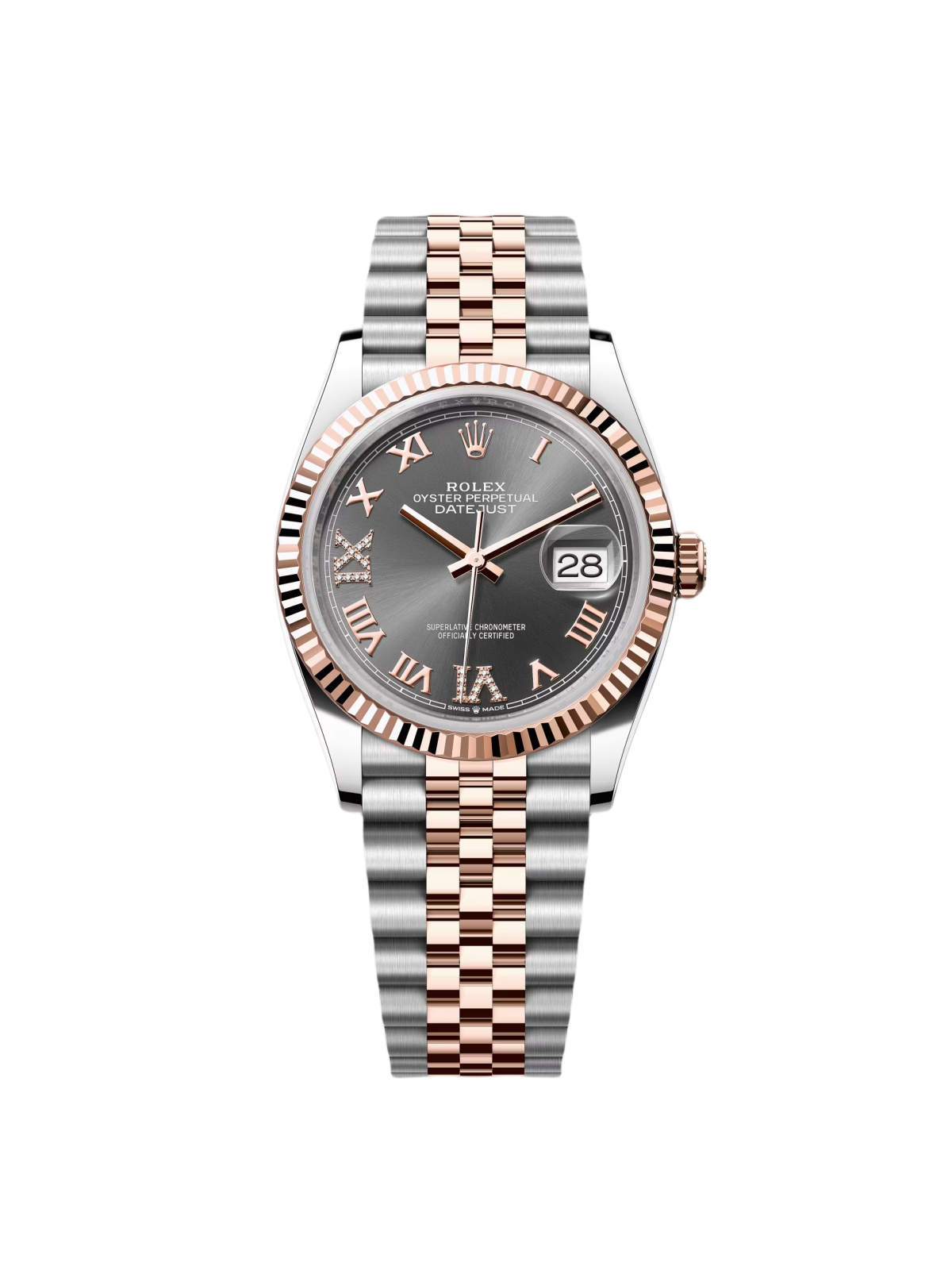 【Super Clone】ROLEX  Datejust 36mm 126231 Slate Dial Jubilee Bracelet