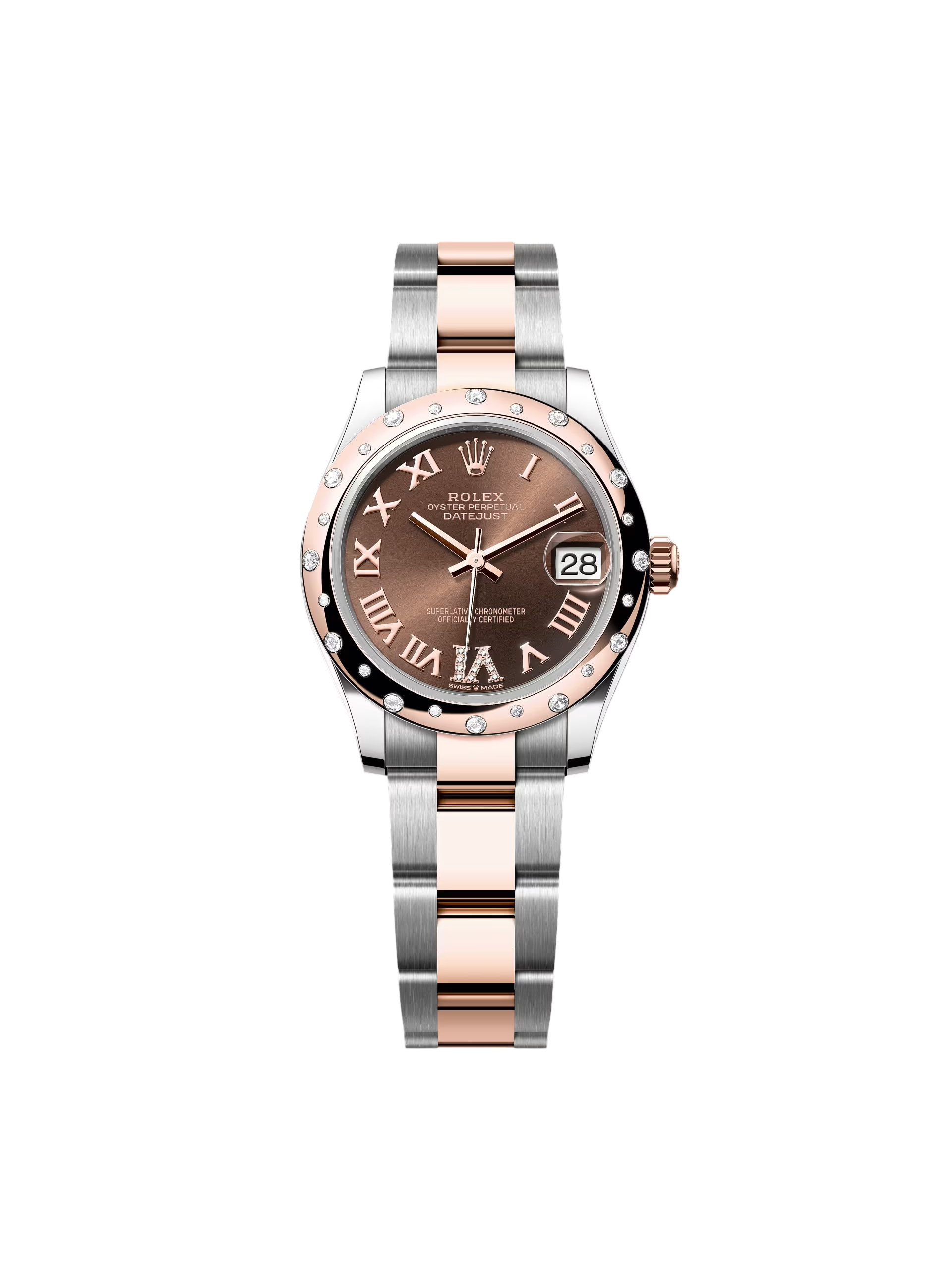 【Super Clone】RLX Datejust m278341-0003/0004 Chocolate Dial 31mm Oyster Bracelet