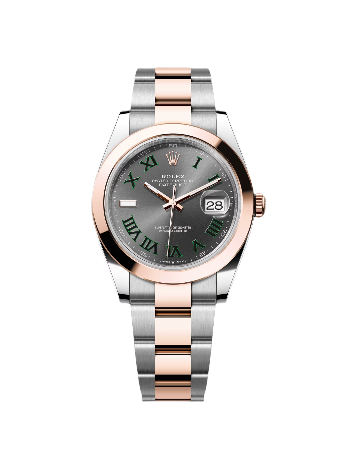 【Super Clone】ROLEX Datejust 41mm 126301 Sundust Slate Roman Dial Oyster Bracelet