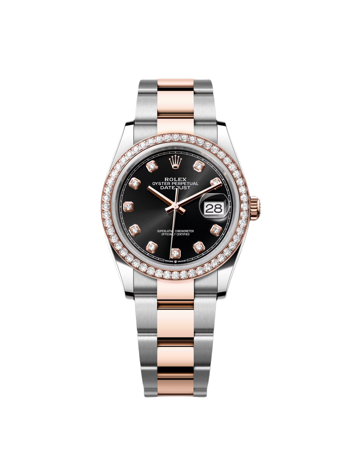 【Super Clone】ROLEX  Datejust 36mm 126281 Black Dial Jubilee Bracelet
