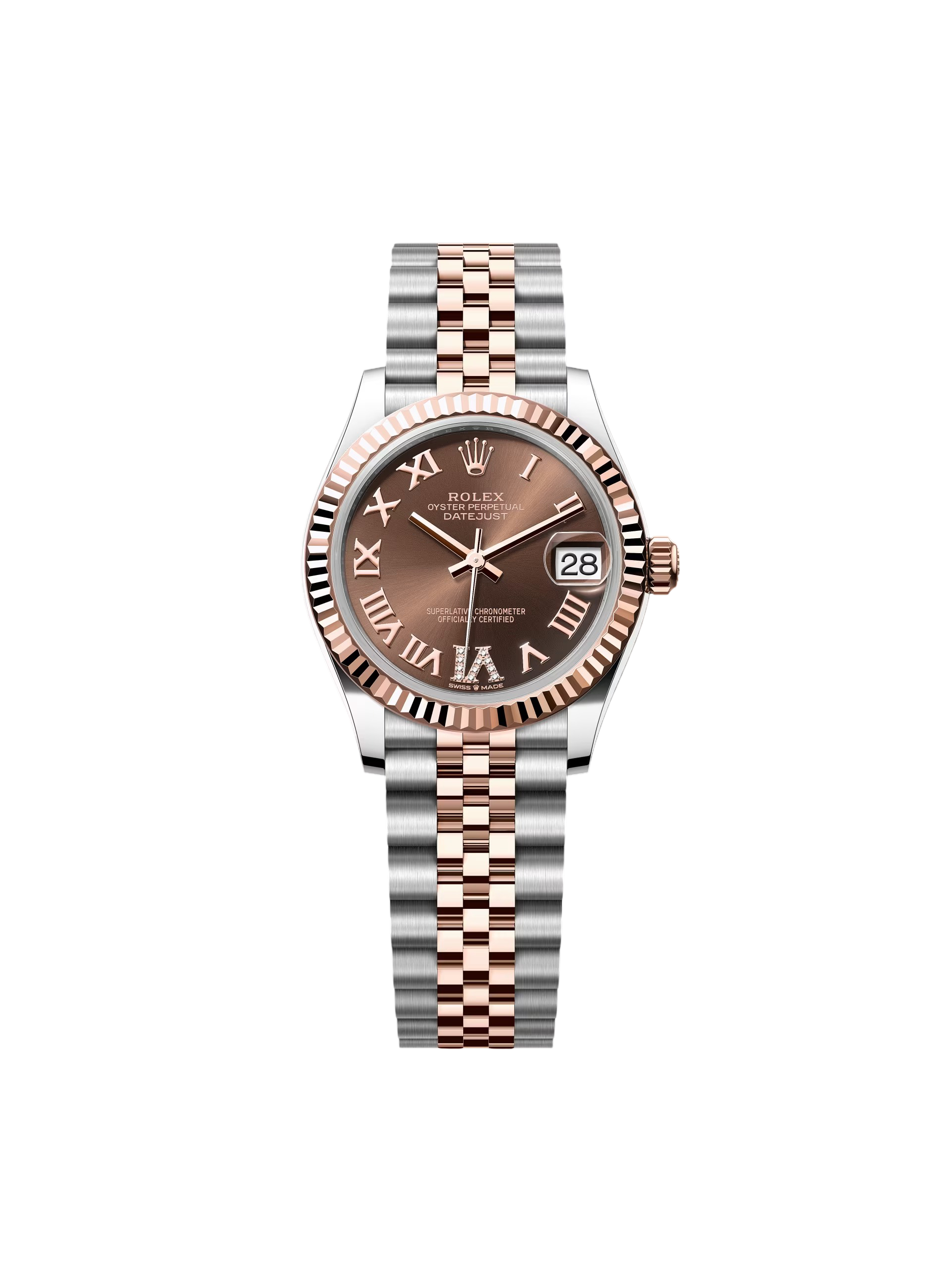 【Super Clone】ROLEX Datejust m278271-0003/0004 Chocolate 31mm Dial Oyster Bracelet Watch