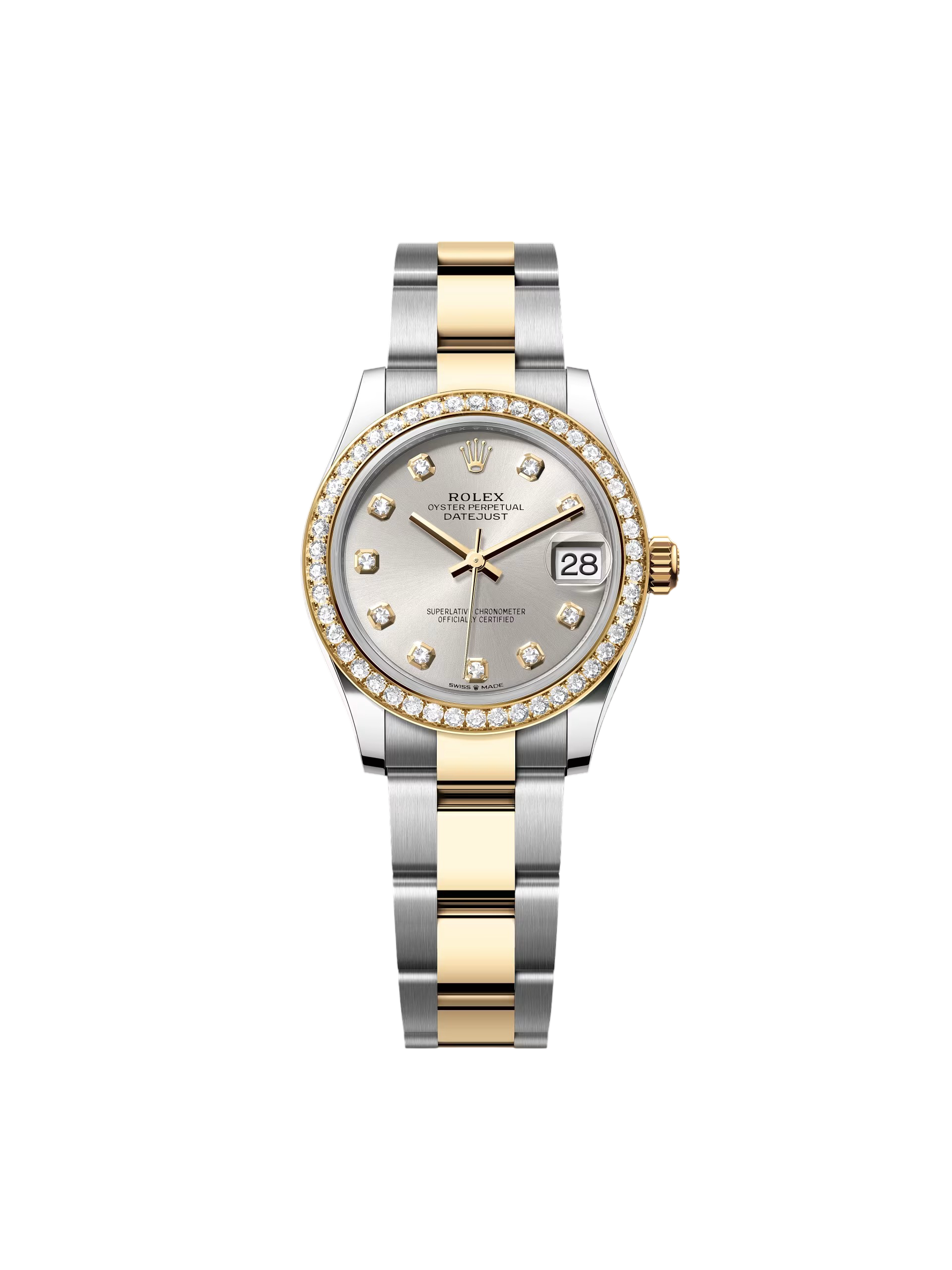 【Super Clone】ROLEX Datejust m278383RBR-0019/0020 31mm Silver Dial Oyster Bracelet