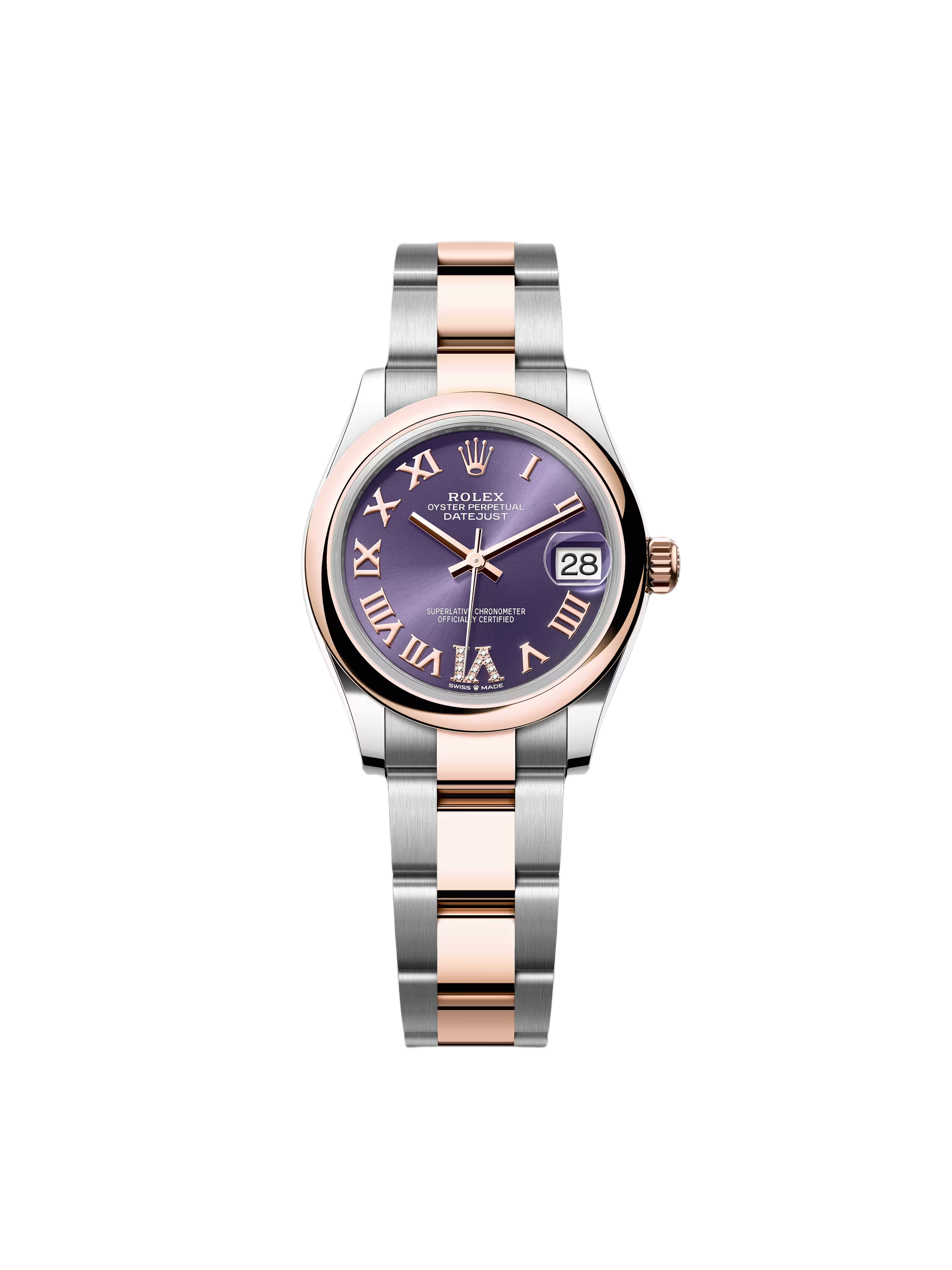 【Super Clone】ROLEX Datejust m278241-0019/0020 Aubergine 31mm Dial Oyster Bracelet Watch