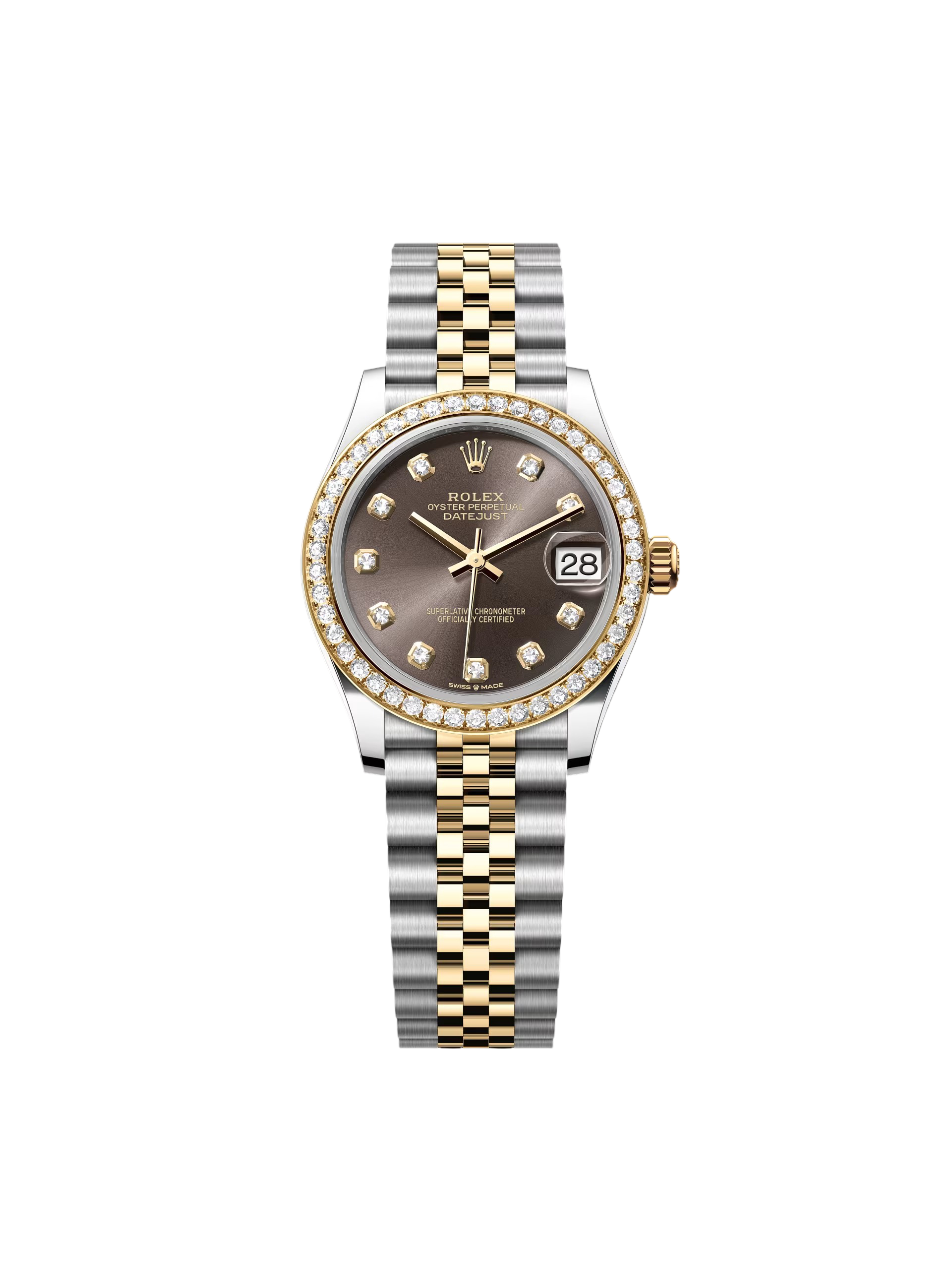 【Super Clone】ROLEX Datejust m278383RBR-0021/0022 31mm Dark Grey Dial Oyster Bracelet