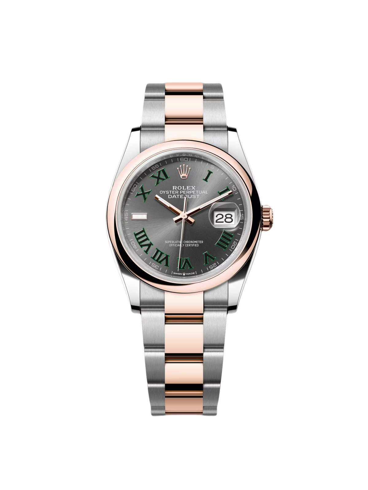 【Super Clone】ROLEX  Datejust 36mm 126201 Slate Dial Jubilee Bracelet Watch