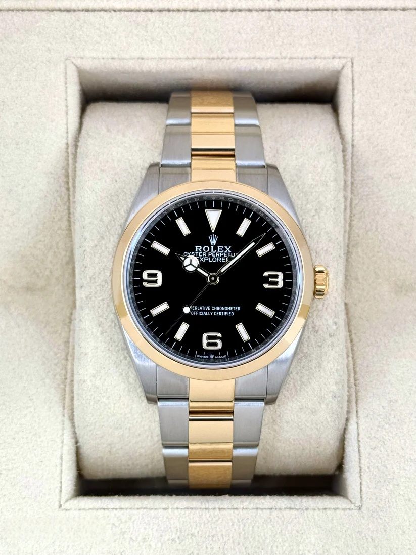 【Super Clone】ROLEX  Explorer 124273-0001 Black 36mm Men’s Watch